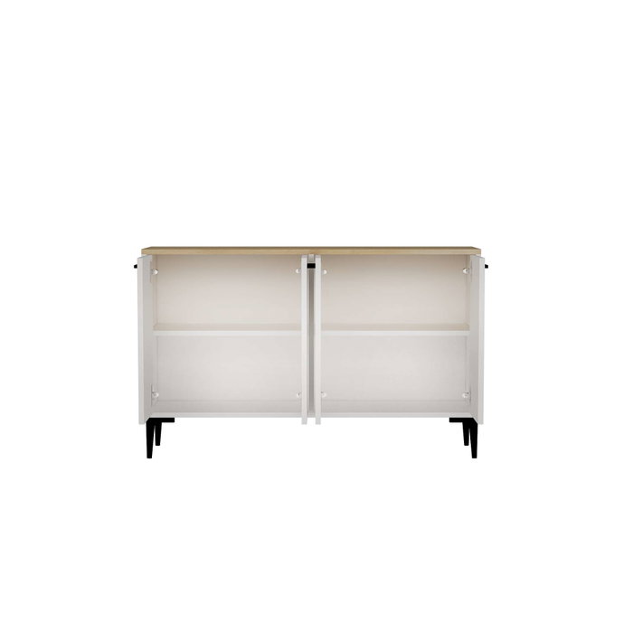 Hanah Home Consola Frezya - Roble Zafiro y Blanco